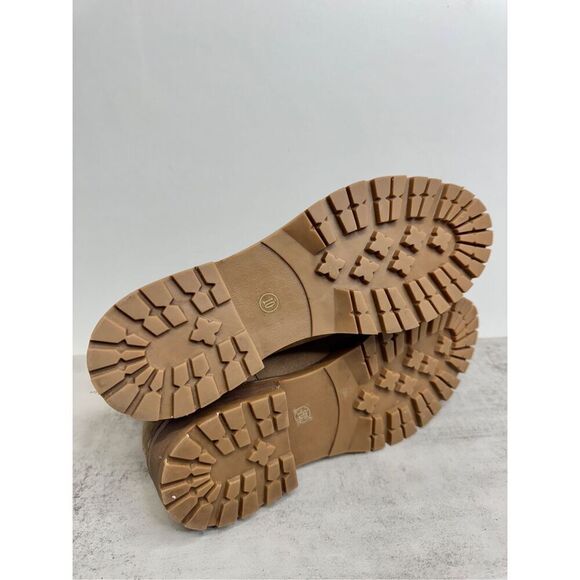 Steve Madden Chelsea Boots Size 10 Tan Suede Block Heel - Picture 9 of 9